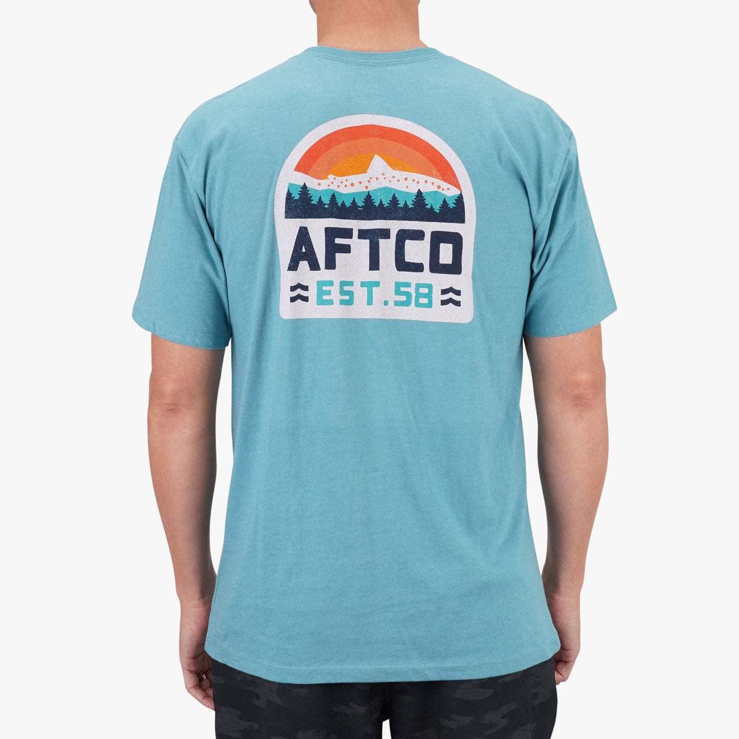 Mens Rustic Fishing T-Shirts - AFTCO