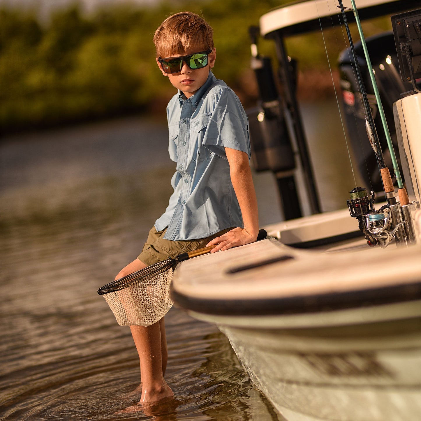 Mens|Kids Kids Original Fishing Shorts - AFTCO