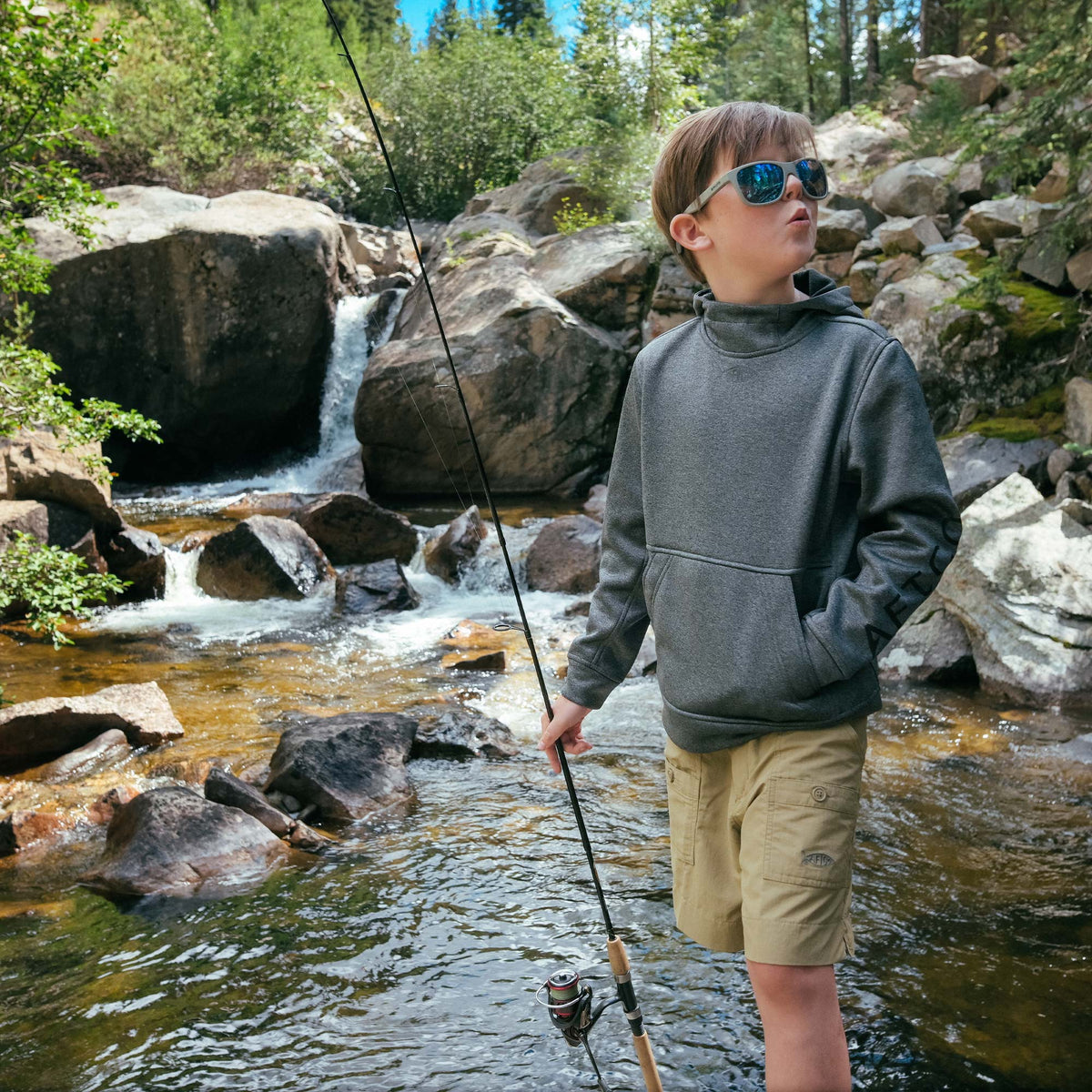 Mens|Kids Kids Original Fishing Shorts - AFTCO