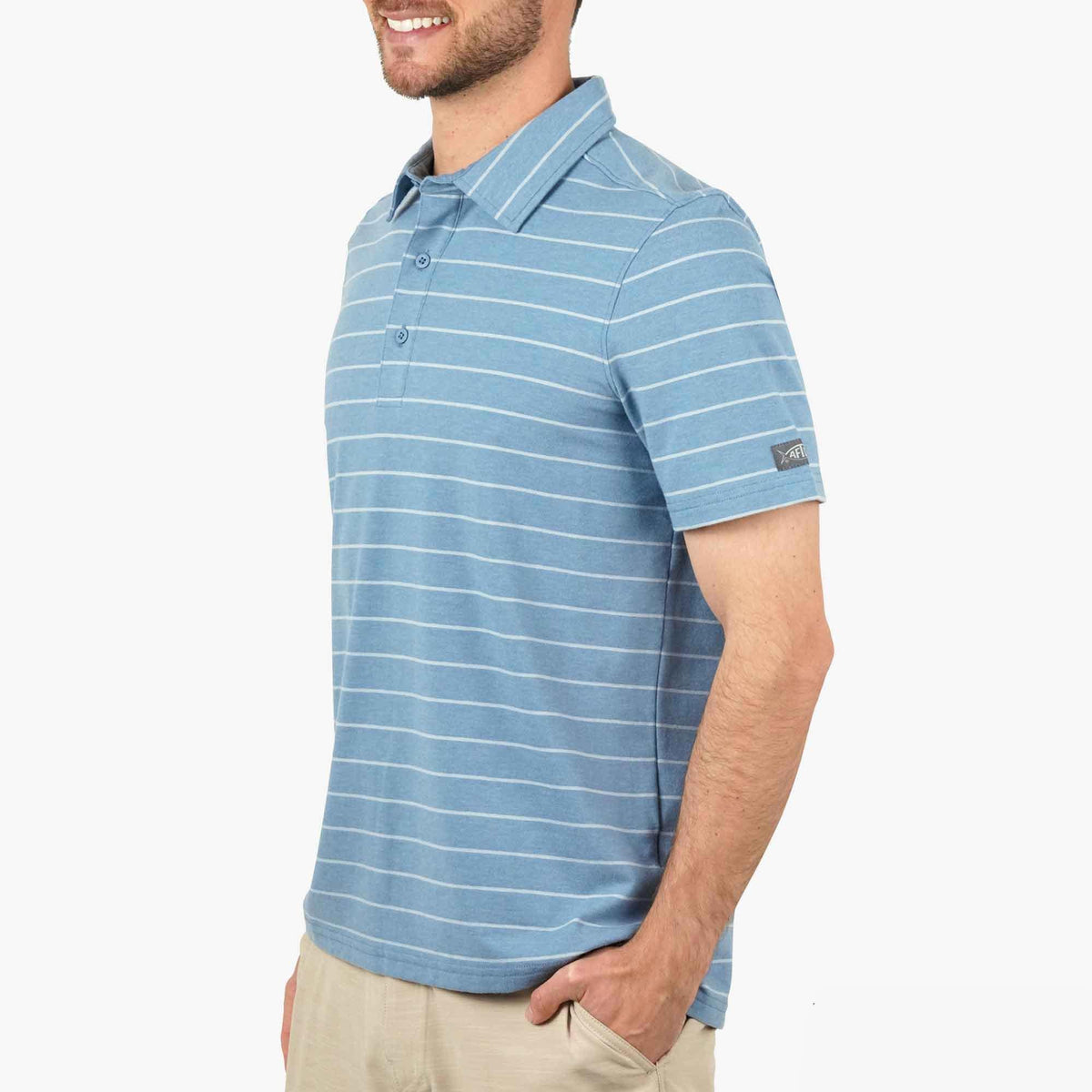 Mens Butterfish Fishing Polo Shirt - AFTCO