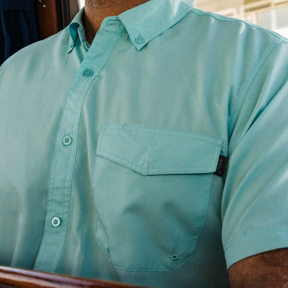 Mens Palomar SS Vented Fishing Shirt - AFTCO
