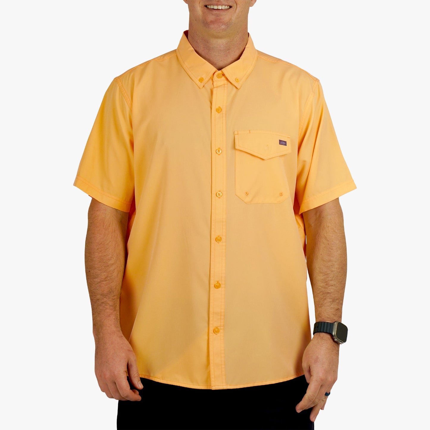 Mens Palomar SS Vented Fishing Shirt - AFTCO