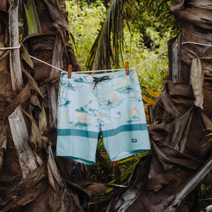 Mens Cocoboardie Recycled Fishing Boardshorts - AFTCO