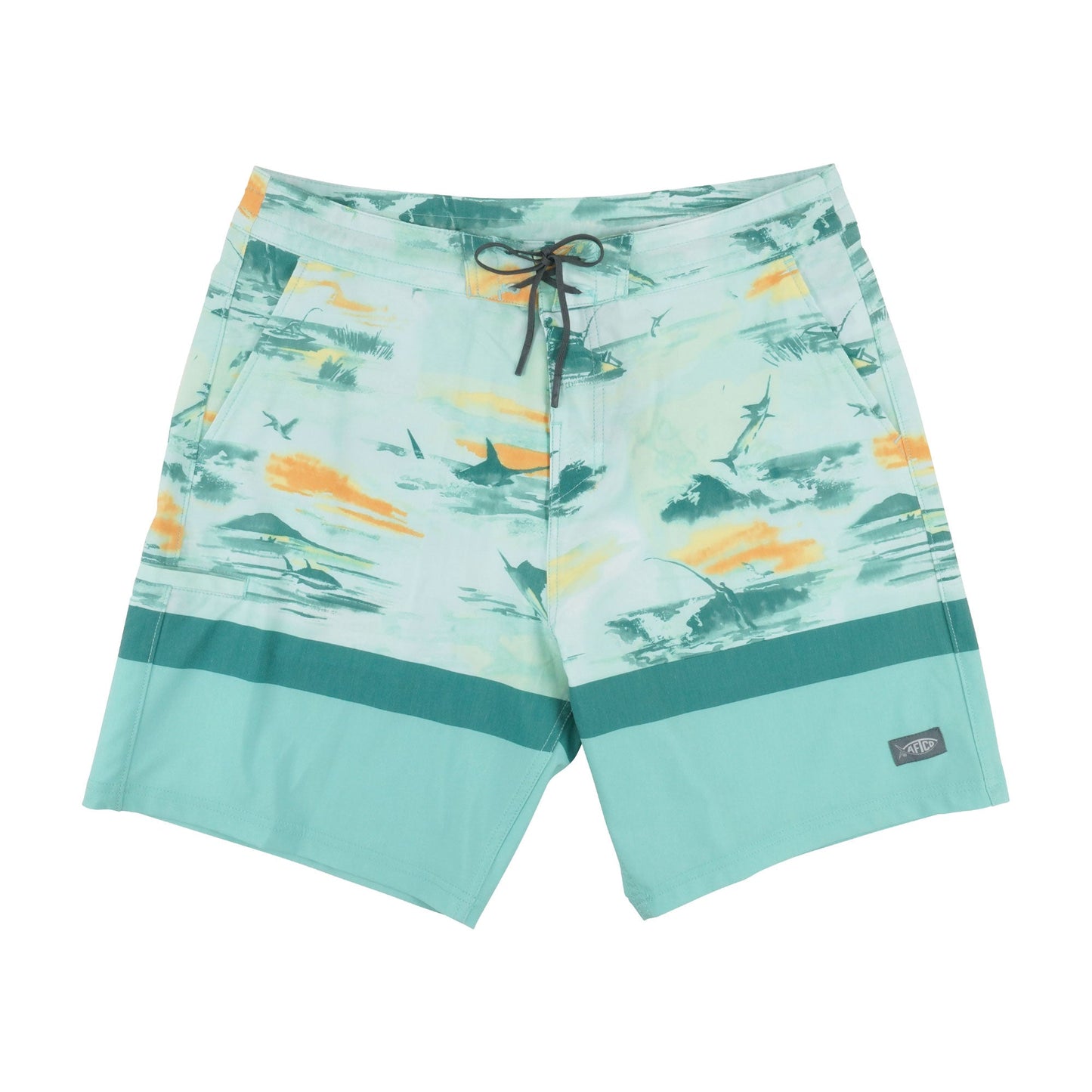 Mens Cocoboardie Recycled Fishing Boardshorts - AFTCO