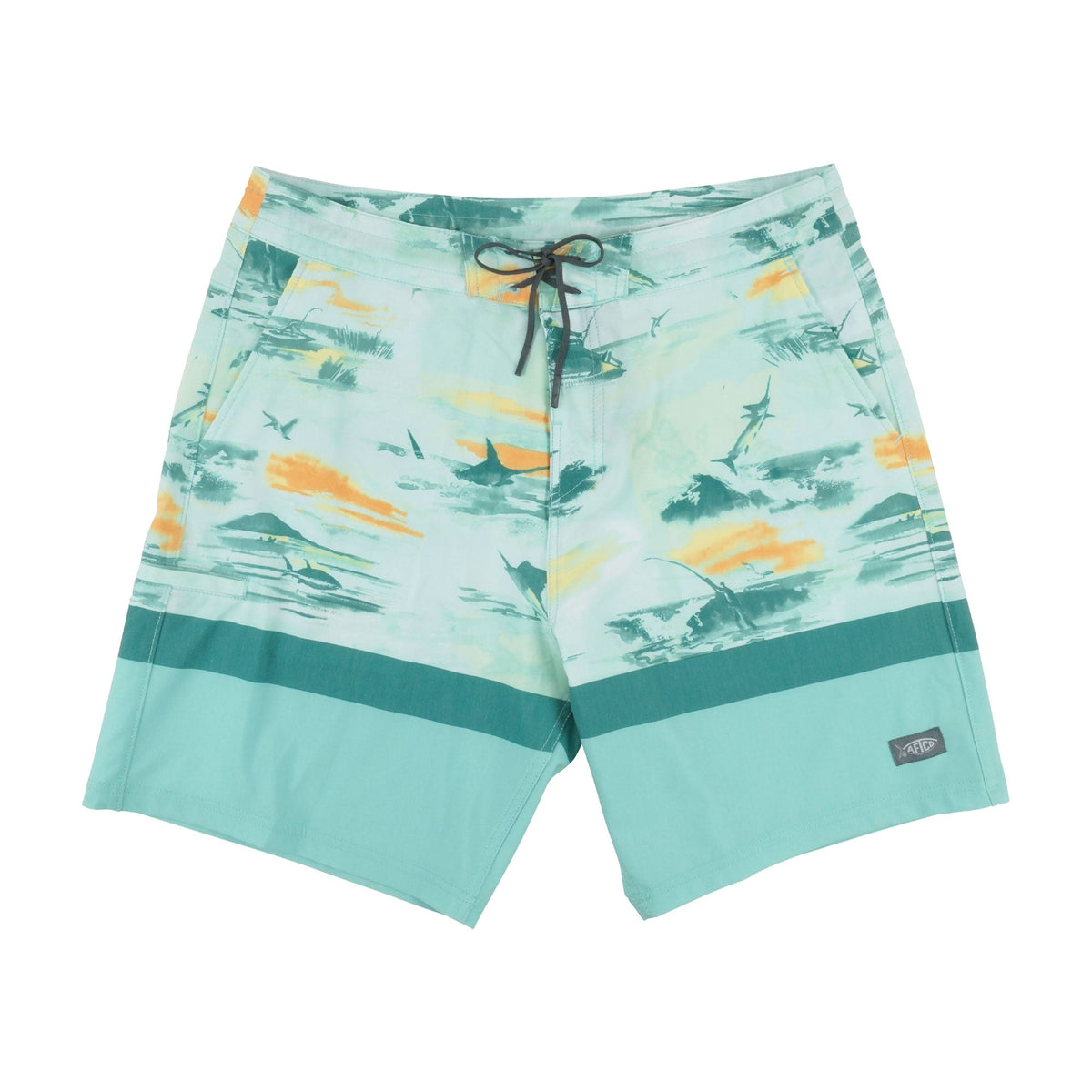 Mens Cocoboardie Recycled Fishing Boardshorts - AFTCO