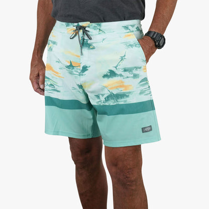 Mens Cocoboardie Recycled Fishing Boardshorts - AFTCO