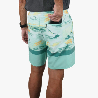 Mens Cocoboardie Recycled Fishing Boardshorts - AFTCO