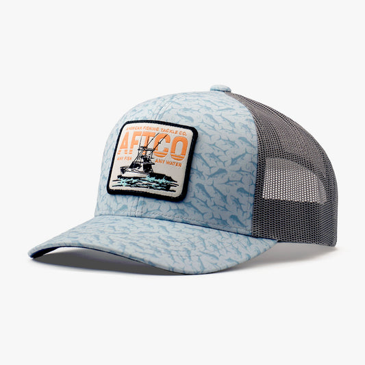 Mens Mixed Bag Fishing Trucker Hat - AFTCO