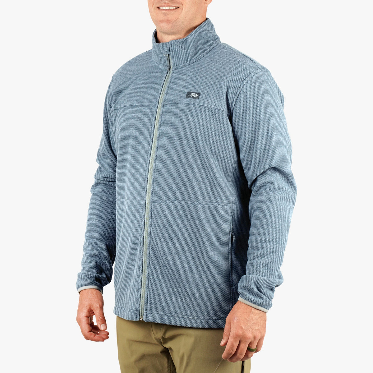 Mens Sentinel Full Zip Fishing Fleece - AFTCO