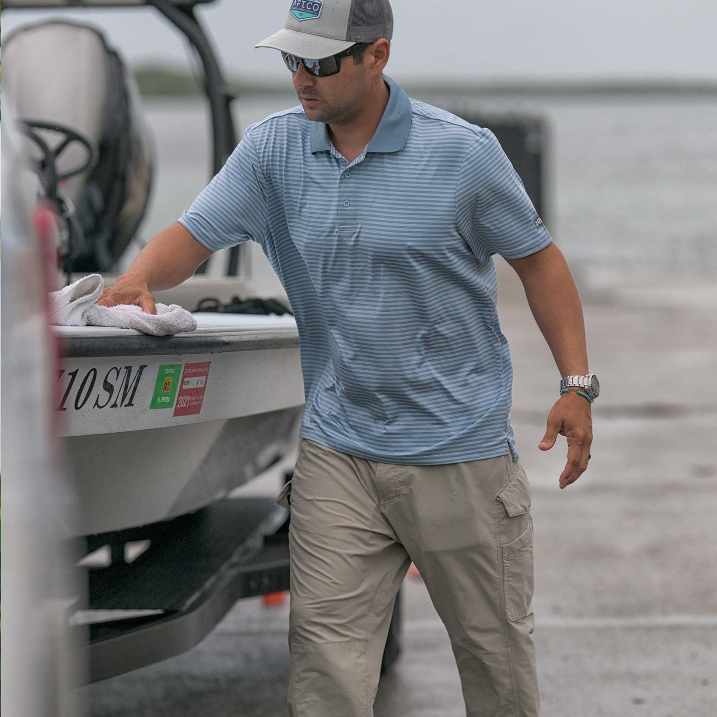 Mens Link Performance Polo - AFTCO