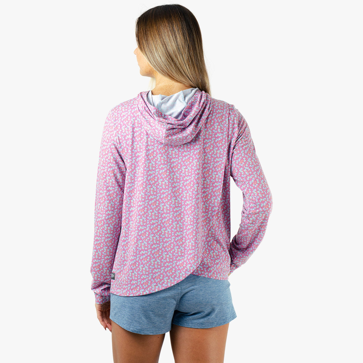 Womens Women's Ocean Bound Hooded Performance Shirt - AFTCO