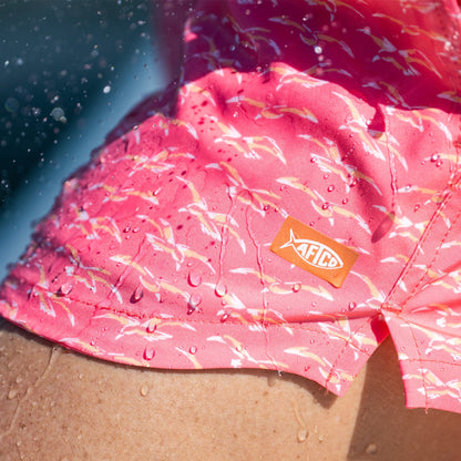 Womens Women's Strike Printed Swim Shorts - AFTCO