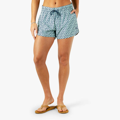 Womens Women's Strike Printed Swim Shorts - AFTCO