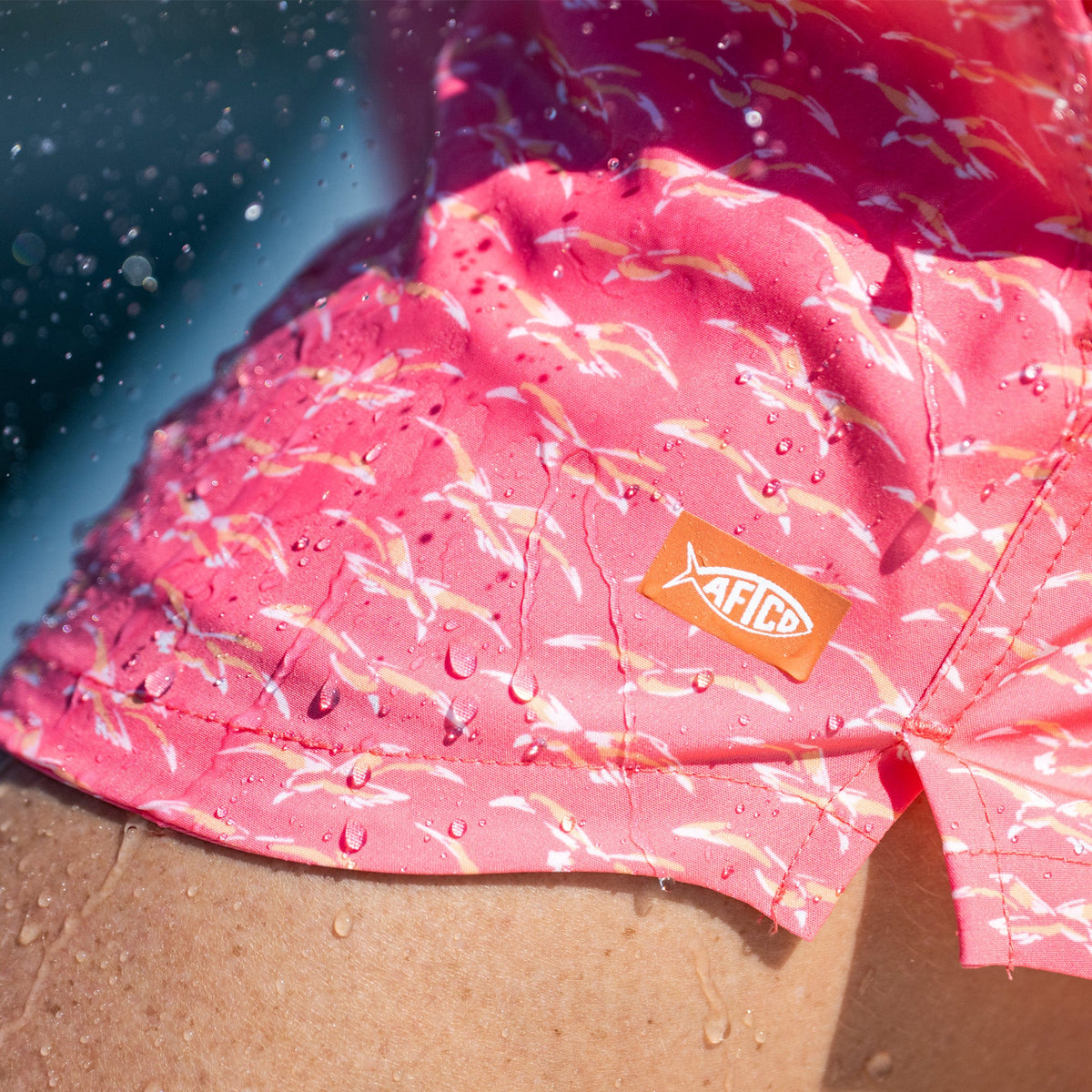 Womens Women's Strike Printed Swim Shorts - AFTCO