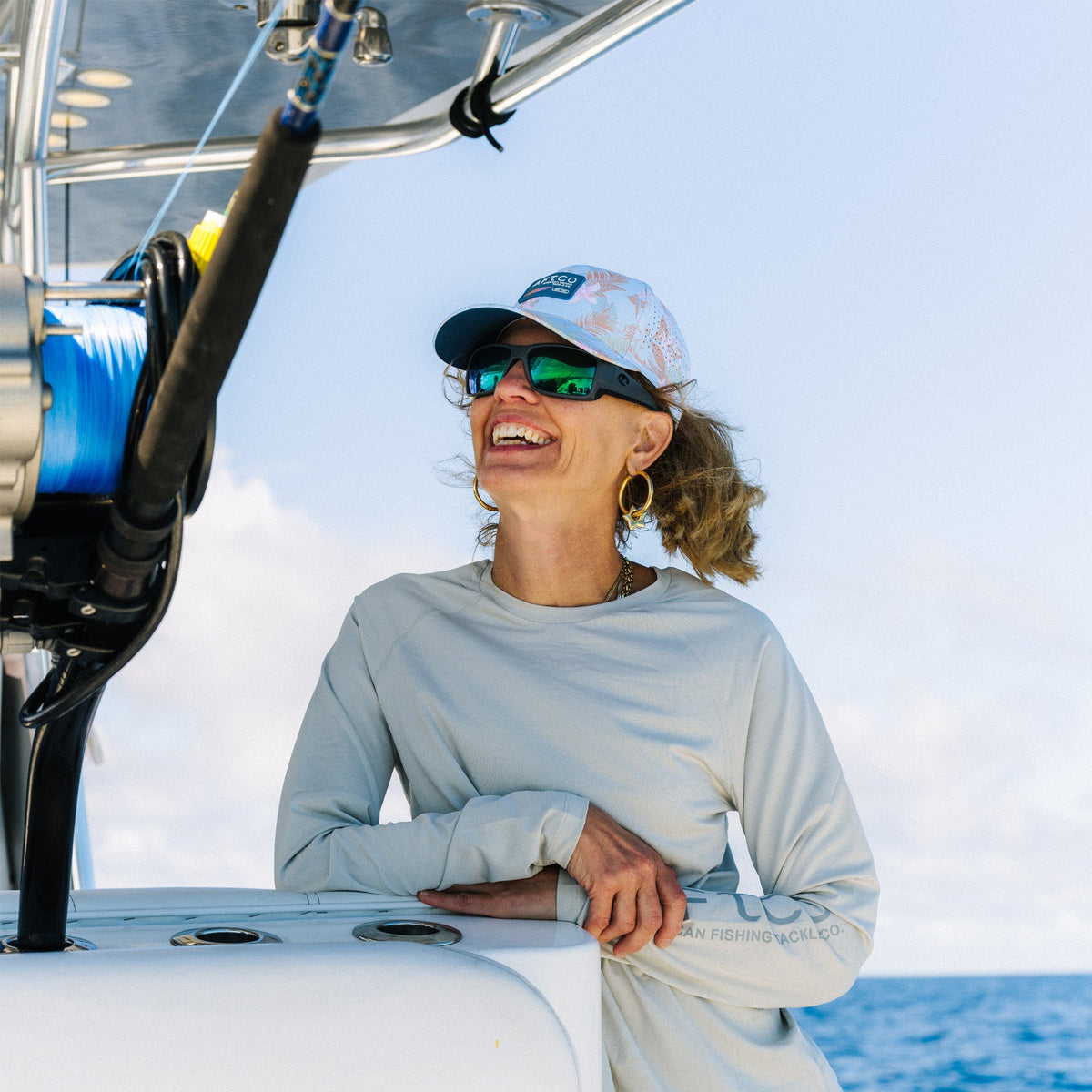 Womens Women's Shoreline Tech Fishing Hat - AFTCO