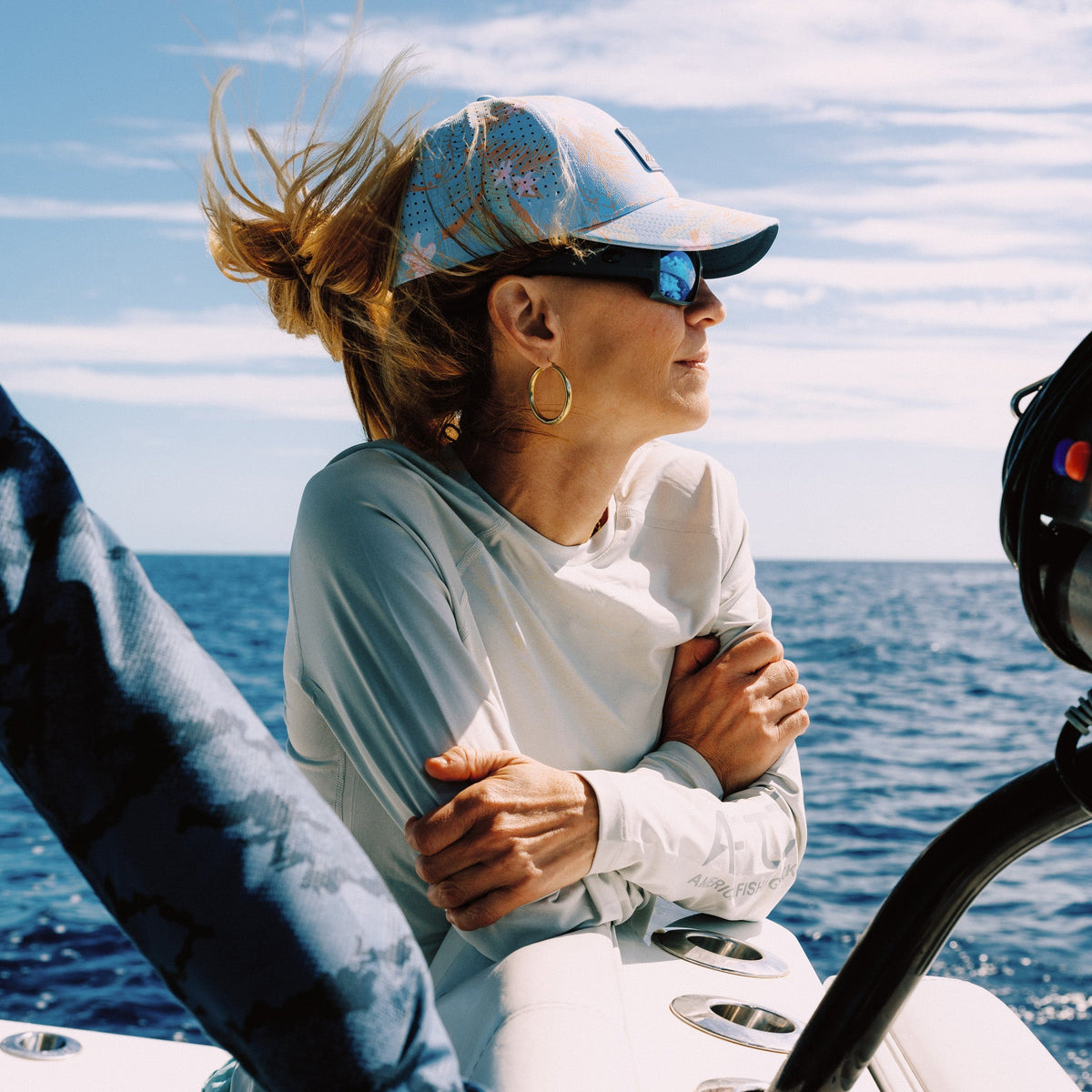 Womens Women's Shoreline Tech Fishing Hat - AFTCO