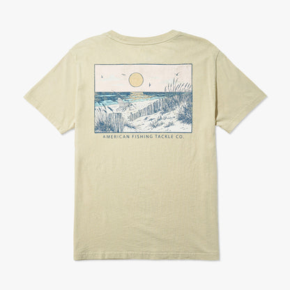 Womens Women's Morning View Short Sleeve Fishing T-Shirt - AFTCO