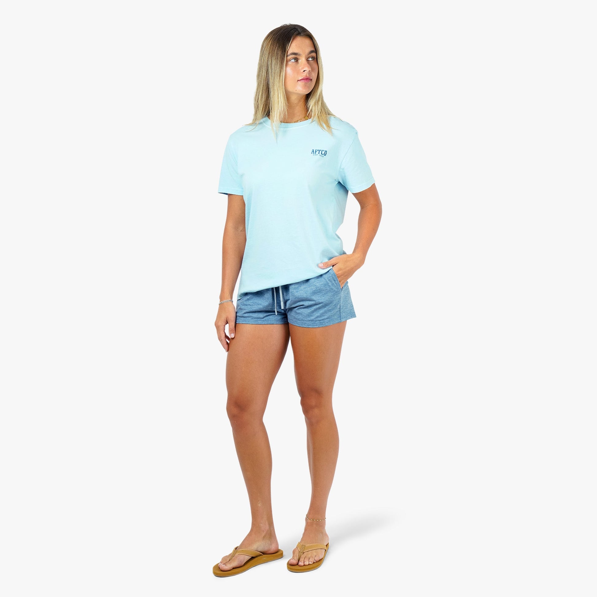 Womens Women's Inlet Short Sleeve Fishing T-Shirt - AFTCO