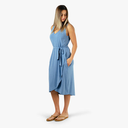 Womens Women's Ocean Bound Sleeveless Quick Dry Dress - AFTCO