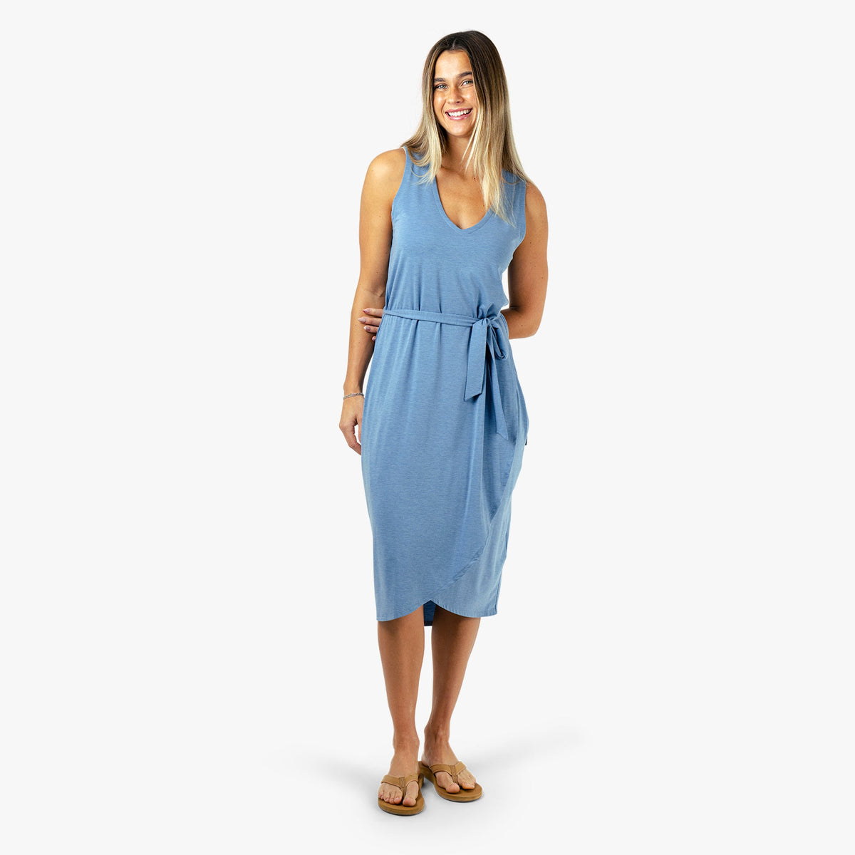 Womens Women's Ocean Bound Sleeveless Quick Dry Dress - AFTCO