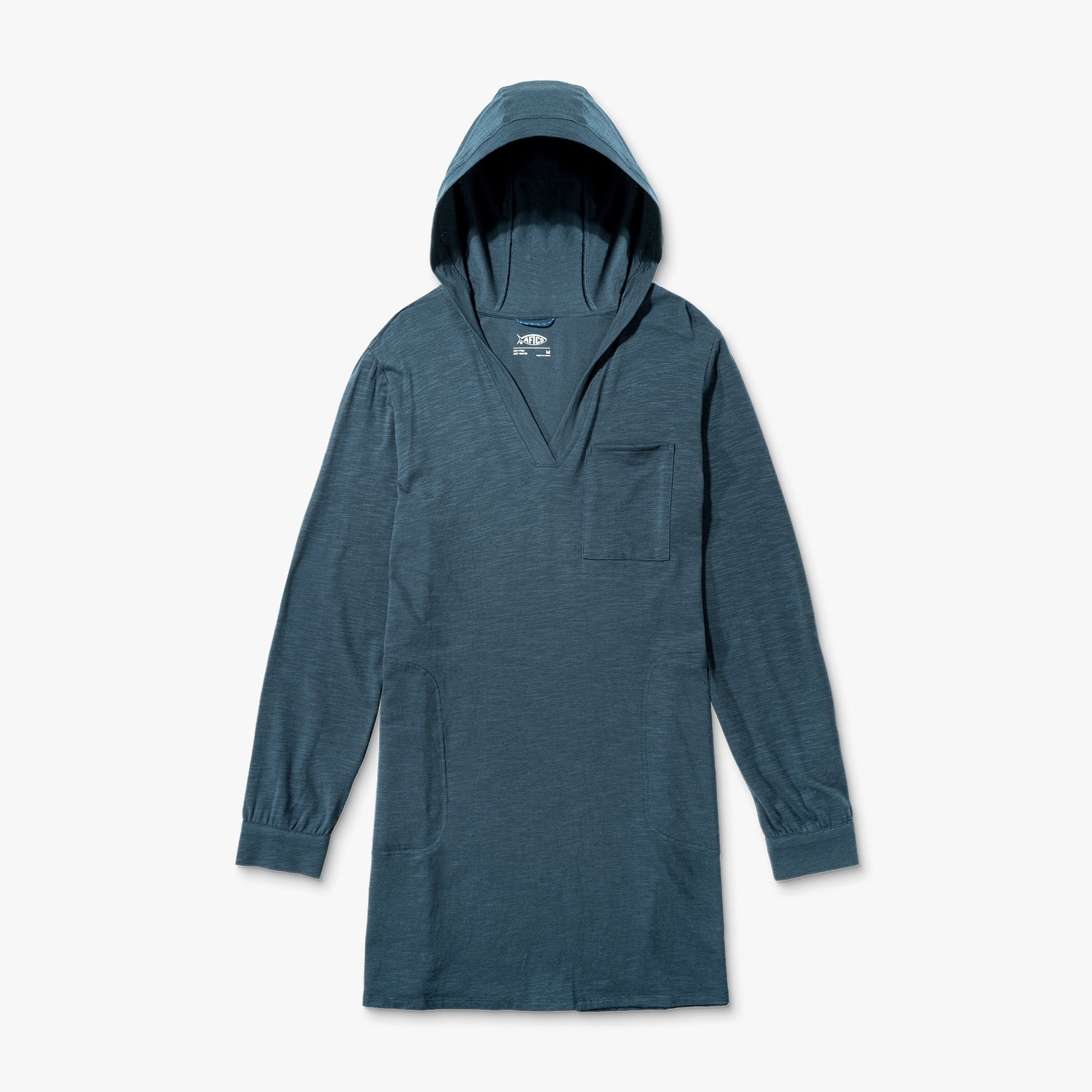 Womens Women's Cloud Knit Hooded Fishing Cover Up - AFTCO