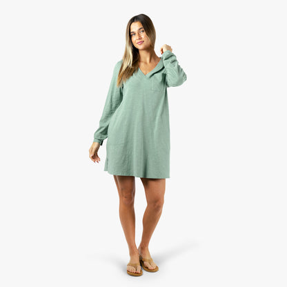 Womens Women's Cloud Knit Hooded Fishing Cover Up - AFTCO