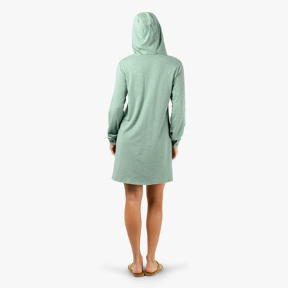 Womens Women's Cloud Knit Hooded Fishing Cover Up - AFTCO