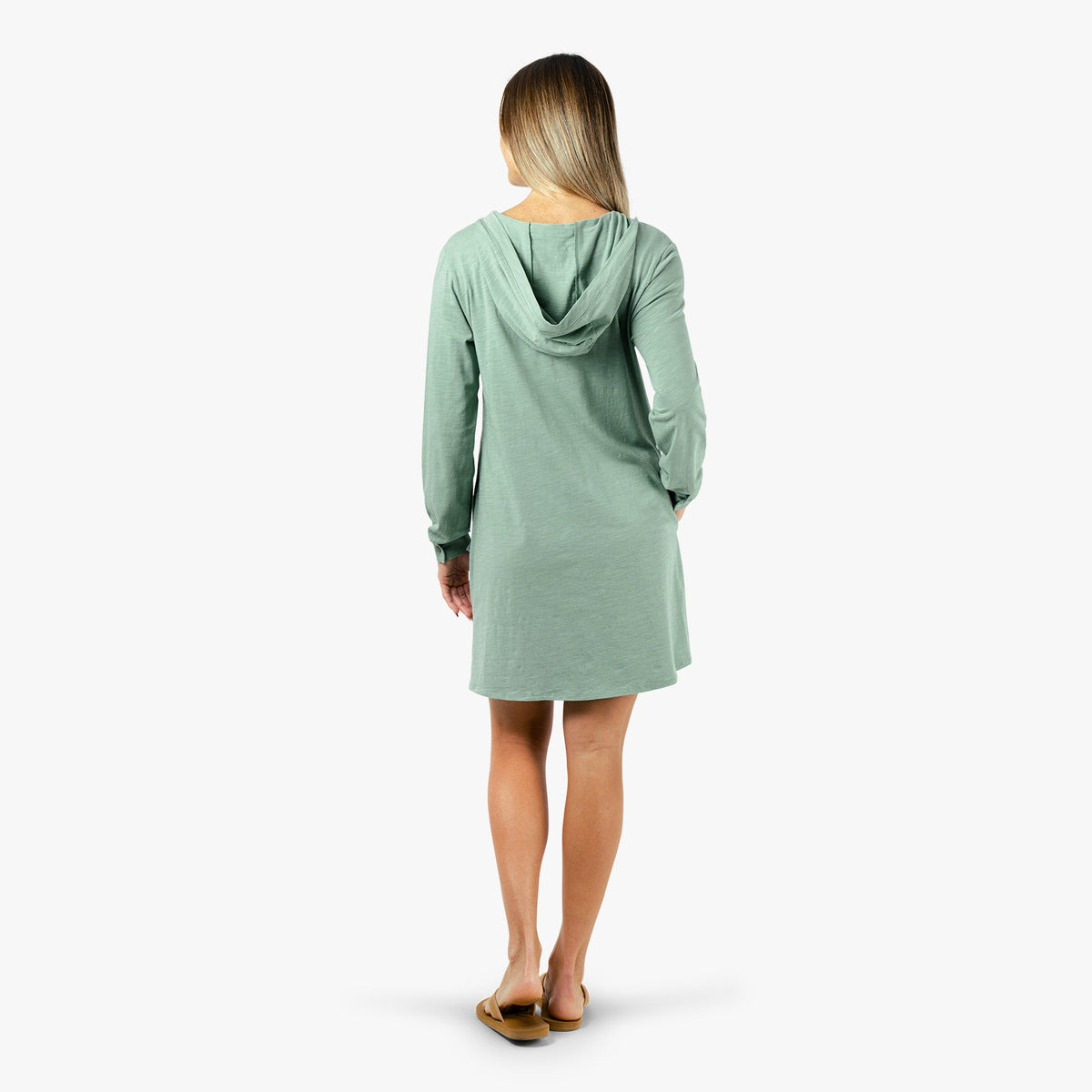 Womens Women's Cloud Knit Hooded Fishing Cover Up - AFTCO