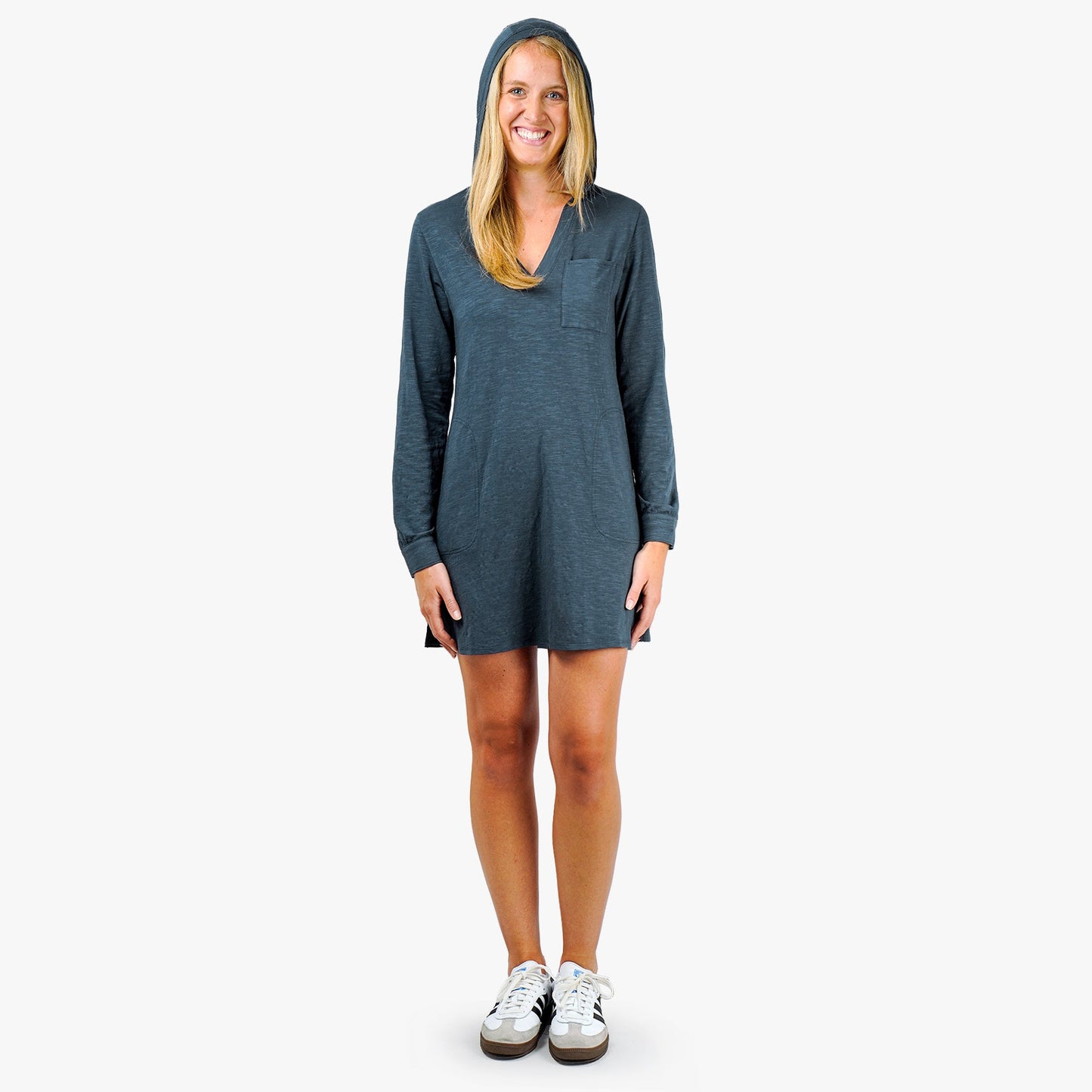 Womens Women's Cloud Knit Hooded Fishing Cover Up - AFTCO
