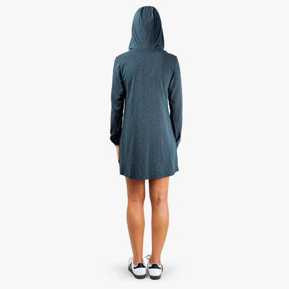 Womens Women's Cloud Knit Hooded Fishing Cover Up - AFTCO