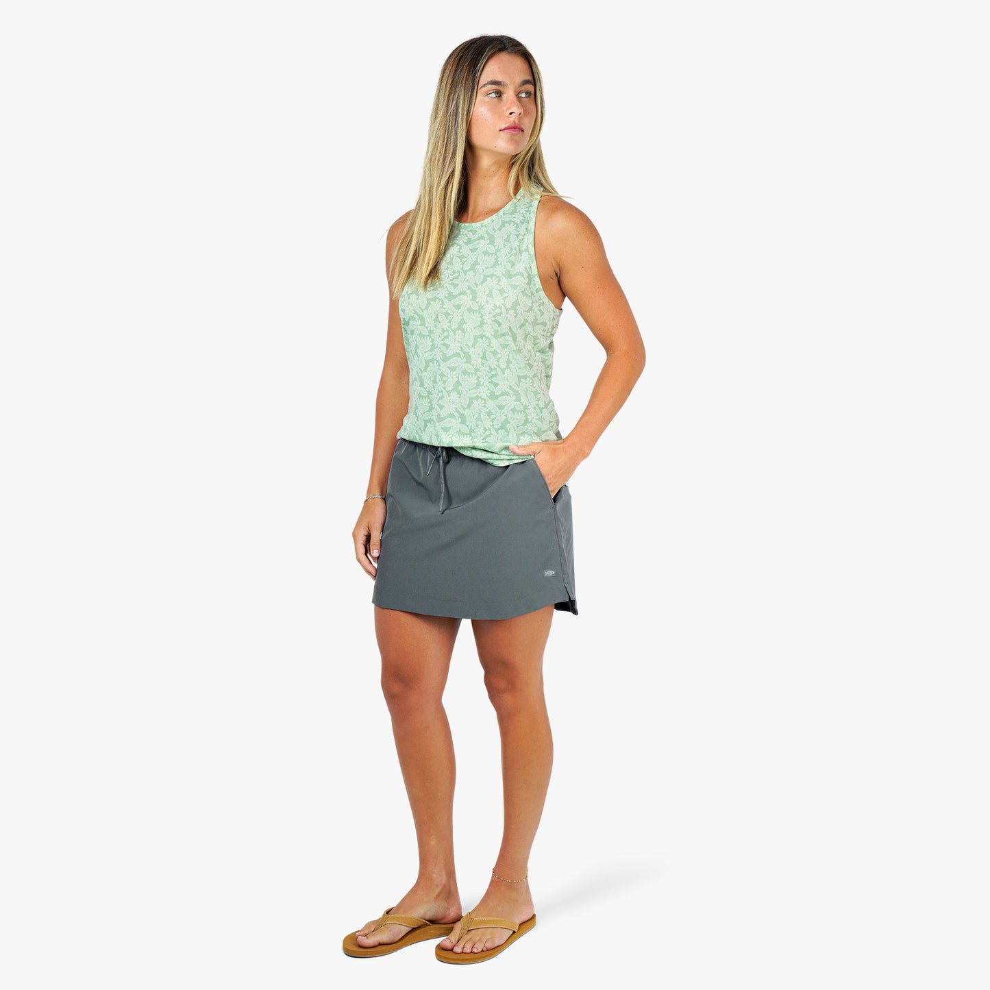 Womens Women's Strike Fishing Skort - AFTCO