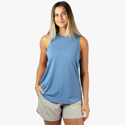 Womens Women's Ocean Bound Performance Tank - AFTCO