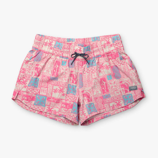 Womens Women's Strike Printed Swim Shorts - AFTCO