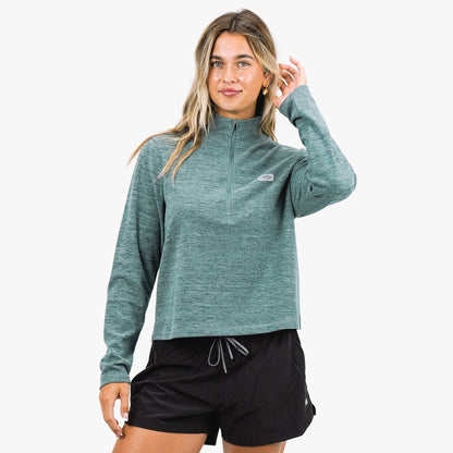 Womens Women's Coastal Layer 1/4 Zip Fishing Pullover - AFTCO