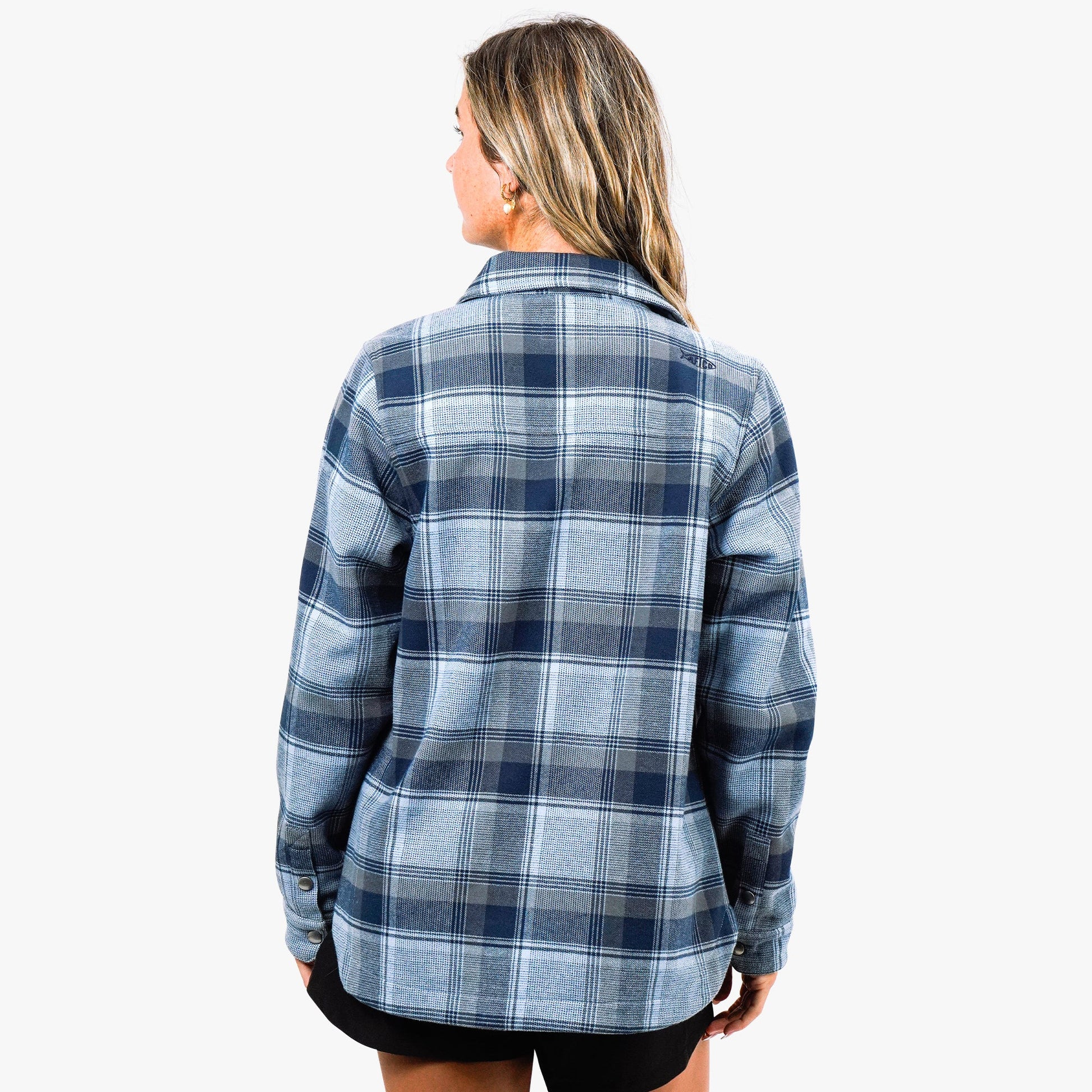 Womens Women's Stout Button Up Shacket - AFTCO