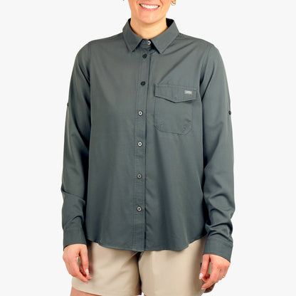Womens Women's Palomar Tech LS Wovens - AFTCO