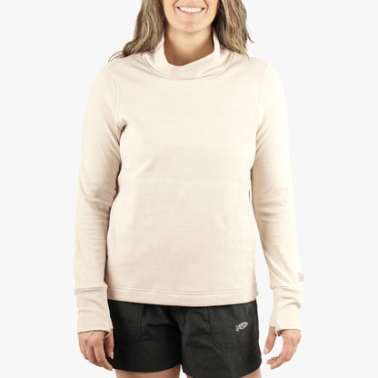 Womens Women's Coastal Layer Funnel Neck Sweater - AFTCO