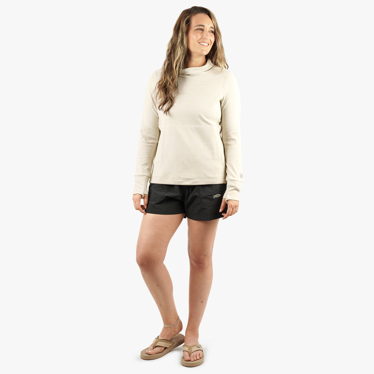 Womens Women's Coastal Layer Funnel Neck Sweater - AFTCO