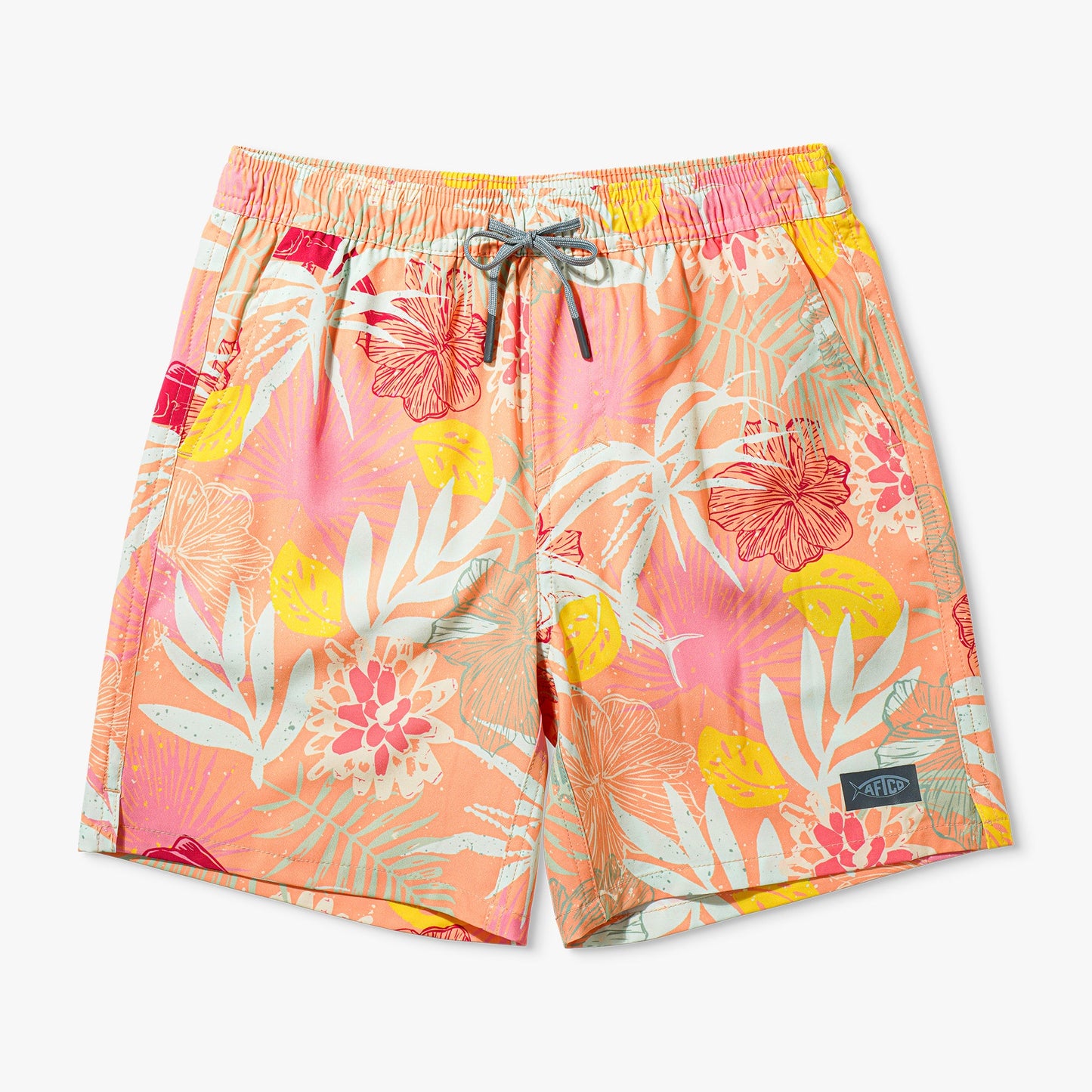 Kids Youth Strike Printed Swim Shorts - AFTCO