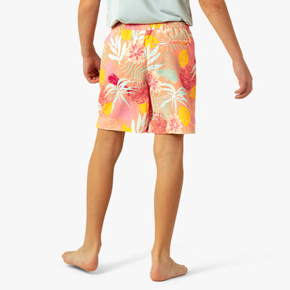 Kids Youth Strike Printed Swim Shorts - AFTCO