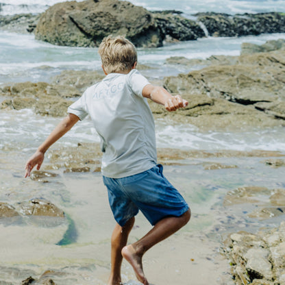 Kids Youth Strike Printed Swim Shorts - AFTCO