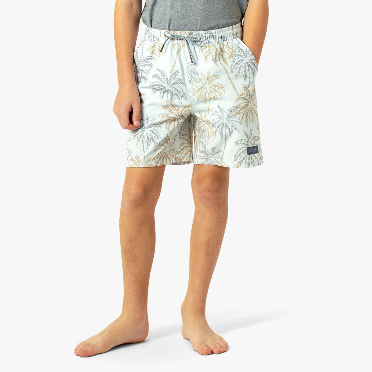 Kids Youth Strike Printed Swim Shorts - AFTCO