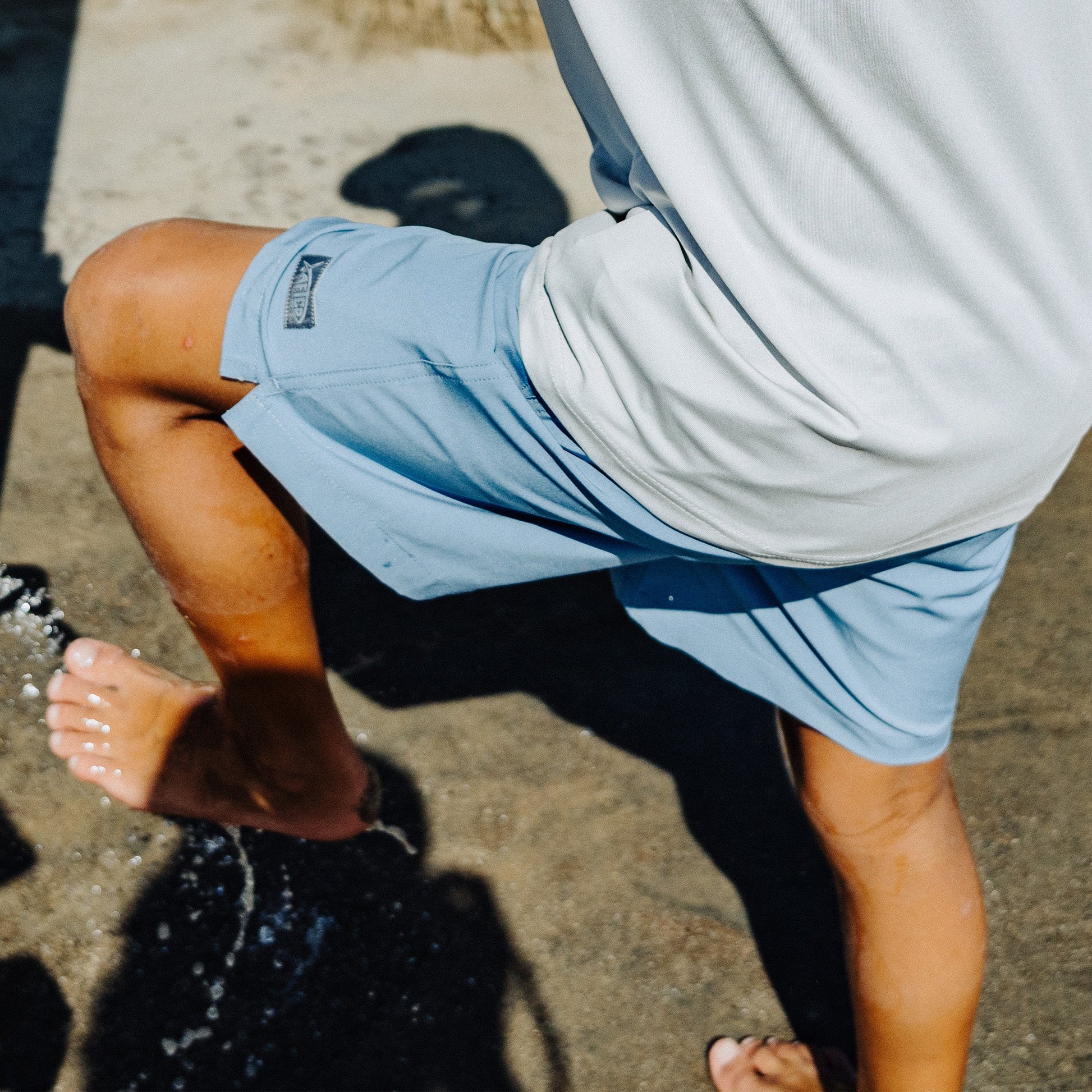Kids Youth Strike Printed Swim Shorts - AFTCO