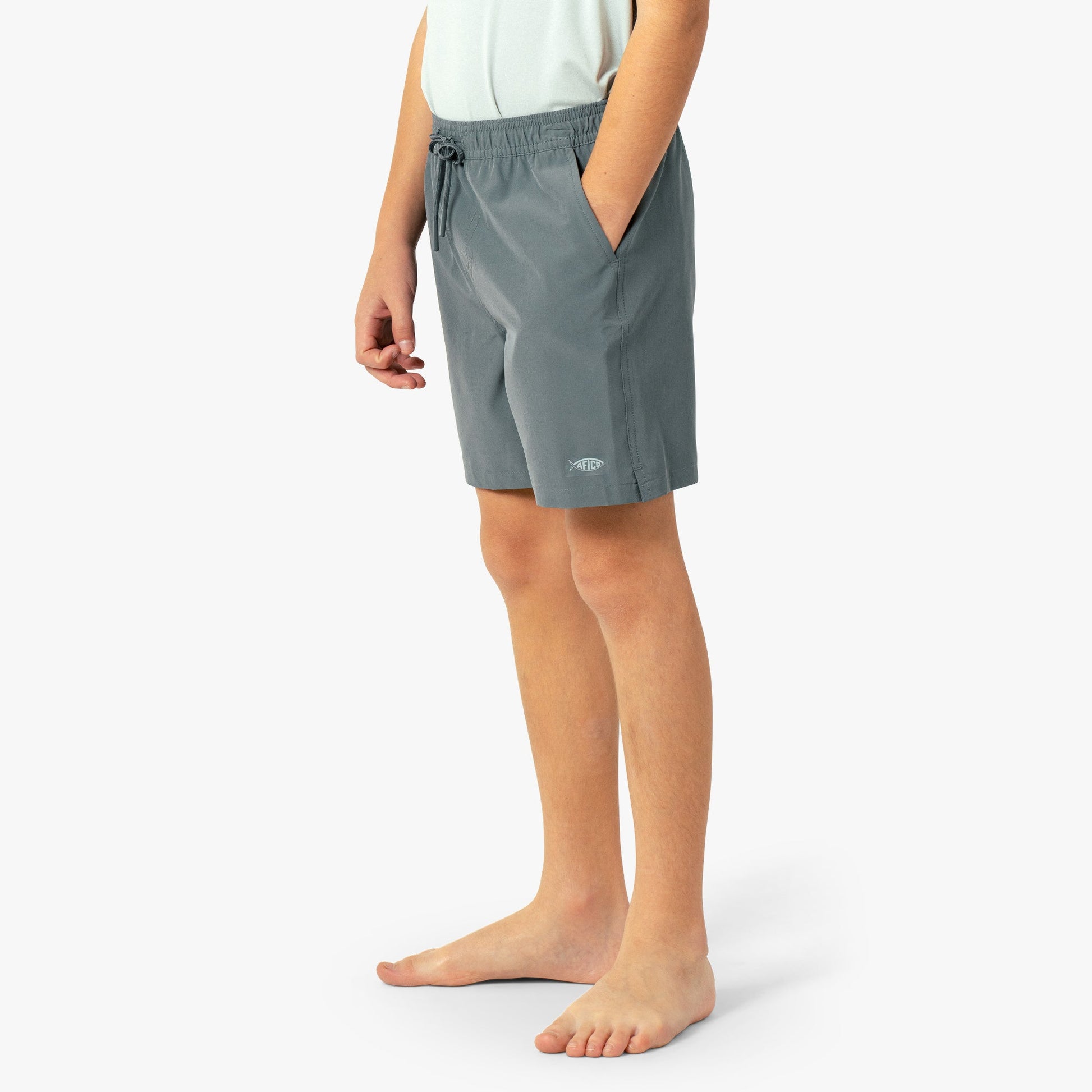 Kids Youth Strike Swim Shorts - Kid's Swim Trunks - AFTCO