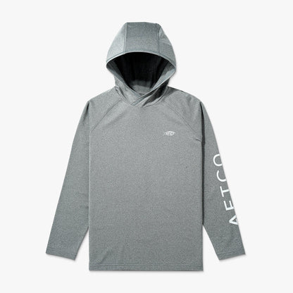 Kids Youth Samurai Hood Performance LS Shirt - AFTCO