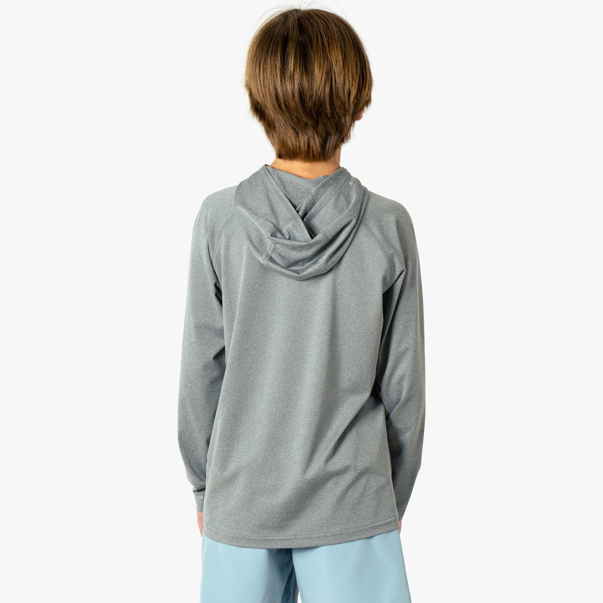 Kids Youth Samurai Hood Performance LS Shirt - AFTCO