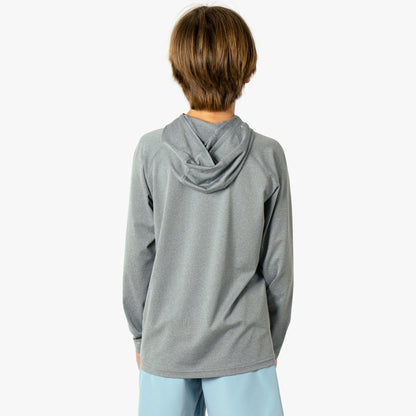 Kids Youth Samurai Hood Performance LS Shirt - AFTCO