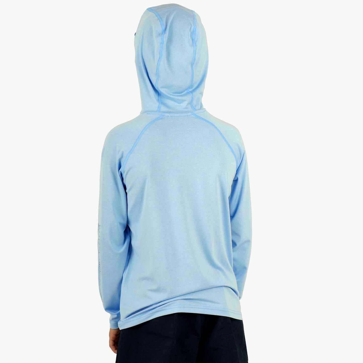 Kids Youth Samurai Hood Performance LS Shirt - AFTCO