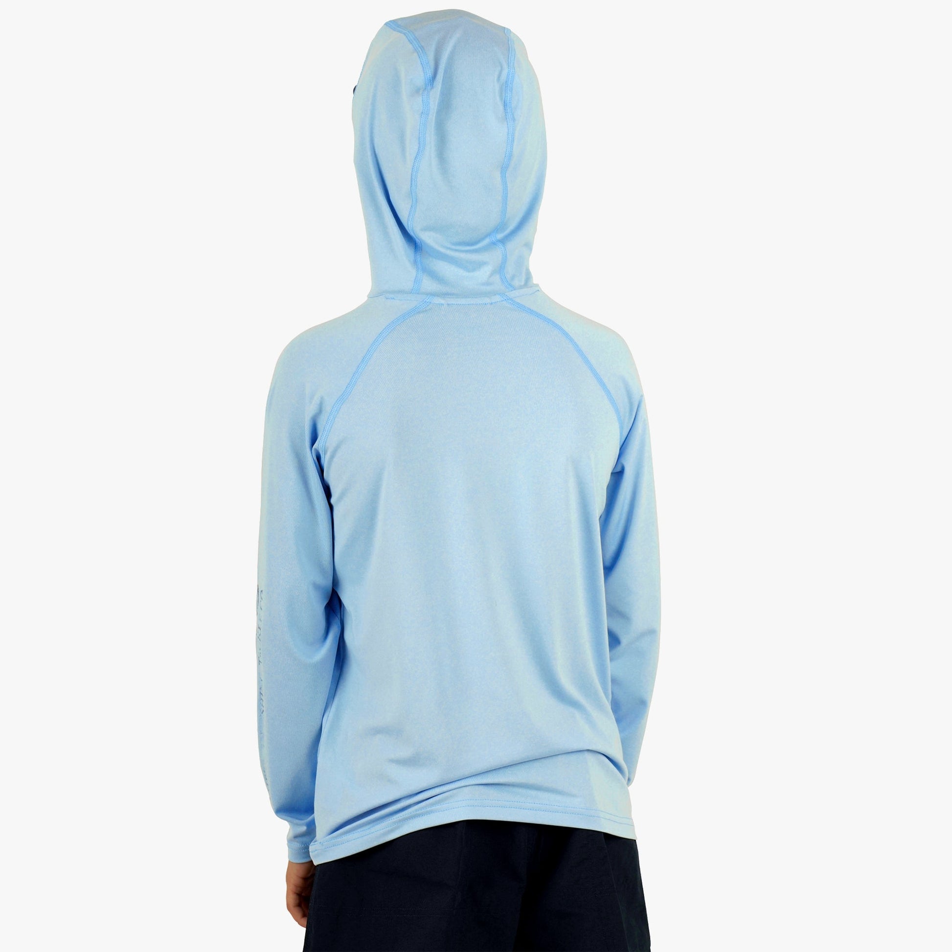 Kids Youth Samurai Hood Performance LS Shirt - AFTCO
