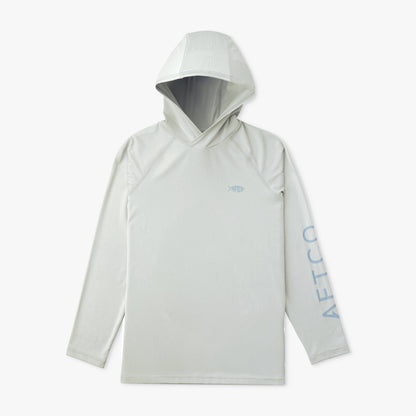 Kids Youth Samurai Hood Performance LS Shirt - AFTCO
